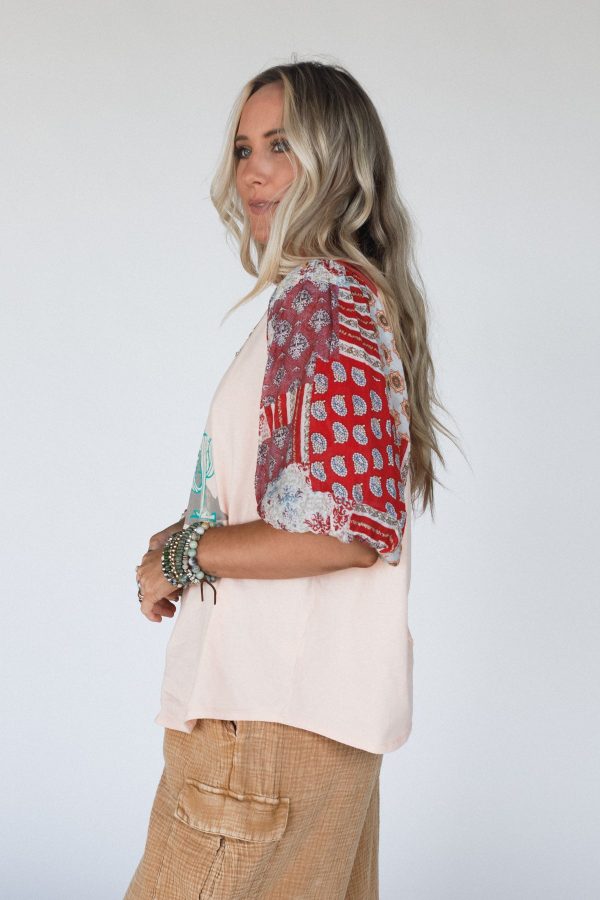 Dream Oasis Top - Blush Online now - Image 3
