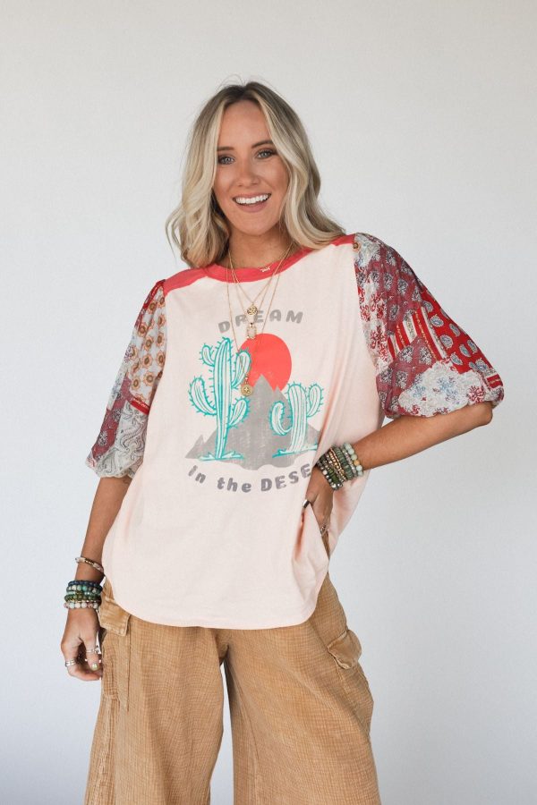 Dream Oasis Top - Blush Online now