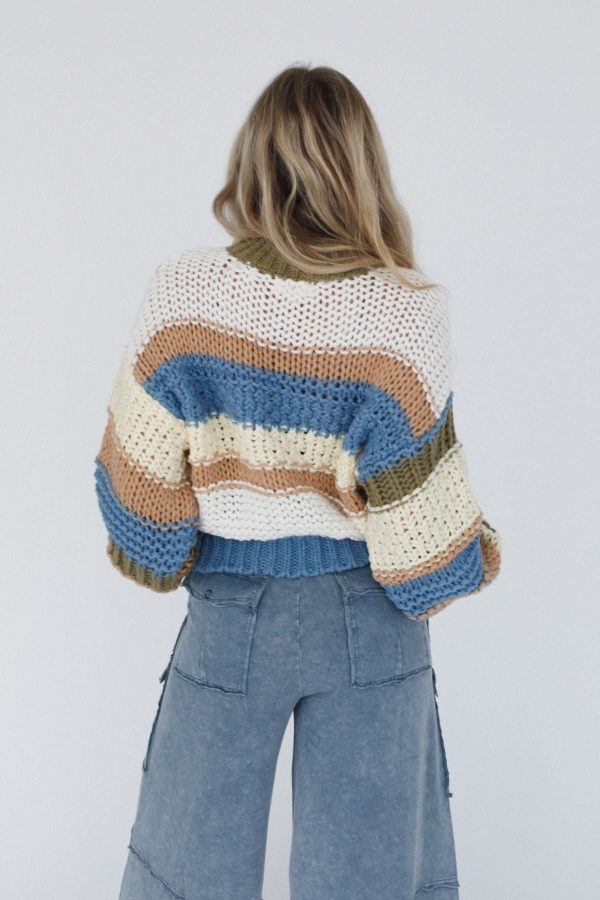 Laurel Canyon Striped Sweater - Multi Online - Image 3