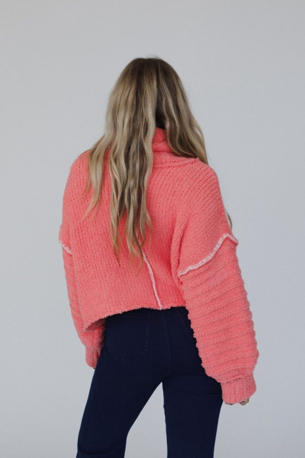 Petal Warmth Sweater - Coral Online now - Image 5