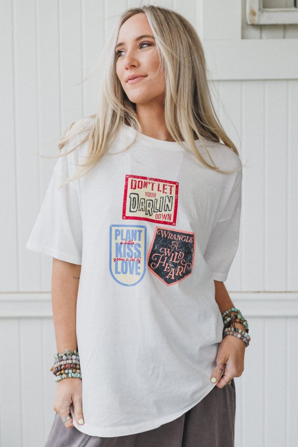 Western Wisdom Graphic Tee - Ivory For Sale - Image 2