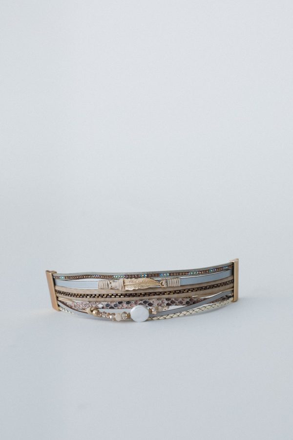 Bohemian Goddess Charmed Bracelet - Beige Supply - Image 3
