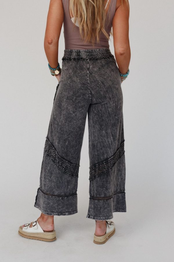 Any Day Wide Leg Pants - Black Online Sale - Image 4