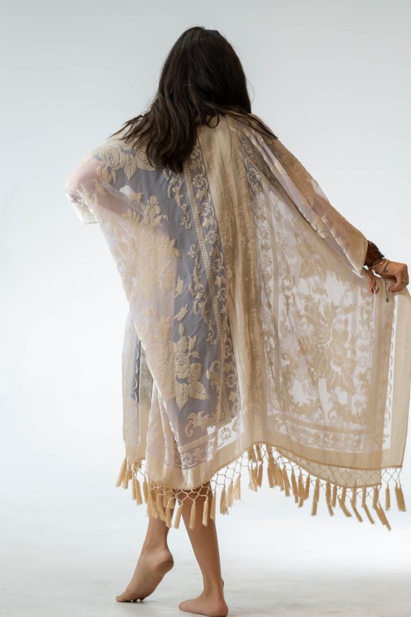 Crushin  On You Velvet Kimono - Nude Supply - Image 4