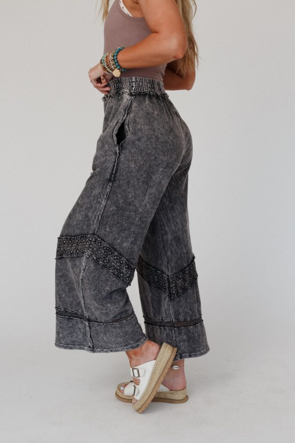 Any Day Wide Leg Pants - Black Online Sale - Image 2