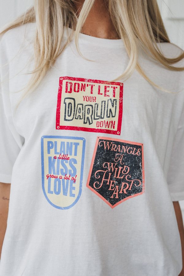 Western Wisdom Graphic Tee - Ivory For Sale - Image 3