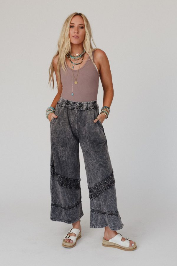 Any Day Wide Leg Pants - Black Online Sale - Image 5