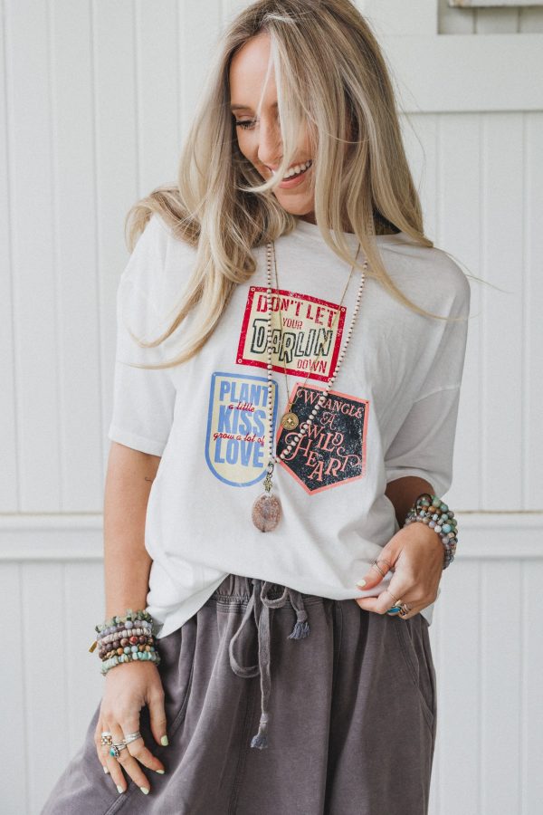 Western Wisdom Graphic Tee - Ivory For Sale