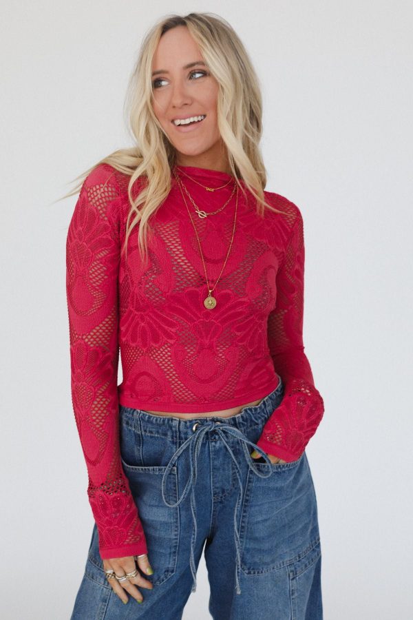 Wander Net Layering Top - Crimson Supply - Image 3