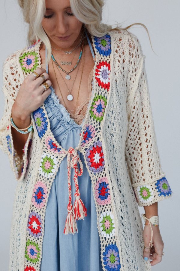 Artful Allure Cardigan - Cream Online now - Image 2