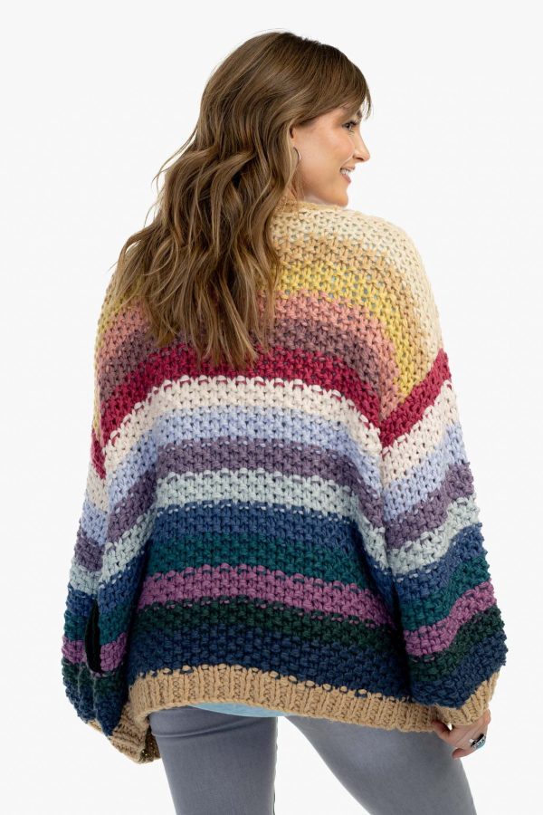 Wrapped up in Color Knit Cardigan - Neutral Sale - Image 5
