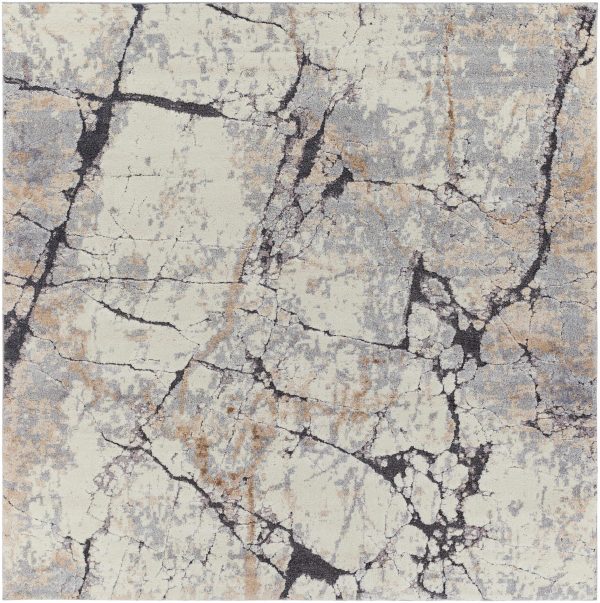 Cavetown Gray Marble Thick Rug For Cheap - Image 4