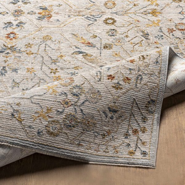 Kabungahan Oushak Style Floral Rug For Sale - Image 4