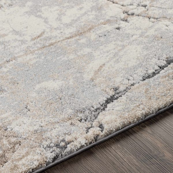 Cavetown Gray Marble Thick Rug For Cheap - Image 5