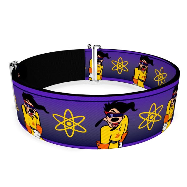 Cinch Waist Belt - Goofy Movie Max Powerline Poses Purples Yellows Hot on Sale - Image 2